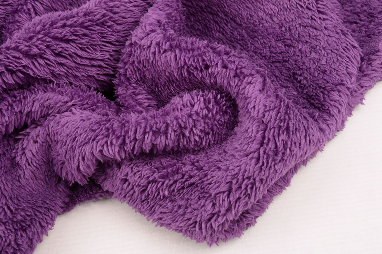 A Maglia Felpa, Pelliccia Mélange Viola