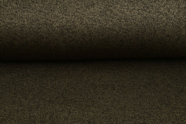 Sweatstoff Gestrickt, Bunt Melange Armeegrün Sweatstoff Gestrickt, Bunt Melange Armeegrün