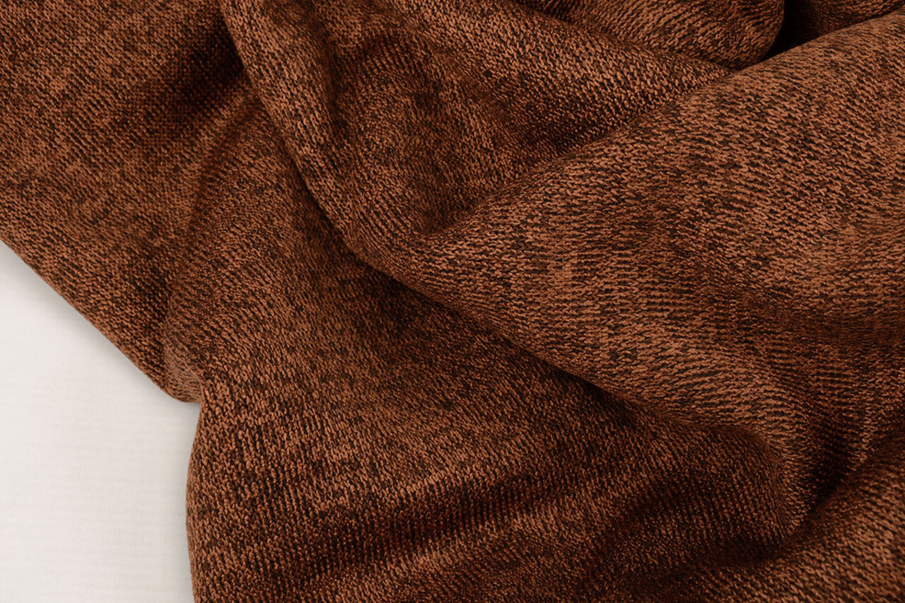 Gebreide Jogging, Bont Melange Brique Gebreide Jogging, Bont Melange Brique