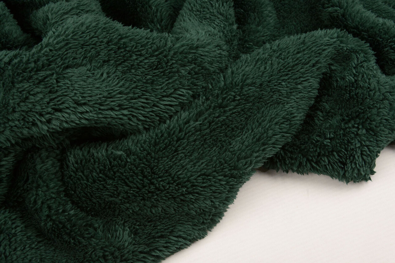 Knitted Jogging, Fur Melange Dark Green Knitted Jogging, Fur Melange Dark Green