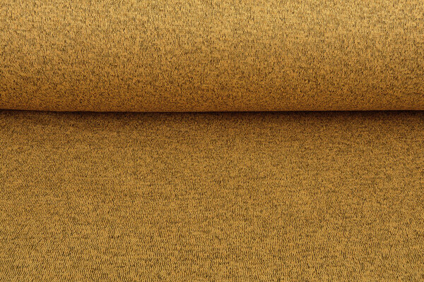 Gebreide Jogging, Bont Melange Oker Geel Gebreide Jogging, Bont Melange Oker Geel