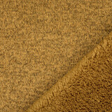 De Punto Tejido de Sudadera, Pelo Jaspeado Ocre Amarillo De Punto Tejido de Sudadera, Pelo Jaspeado Ocre Amarillo