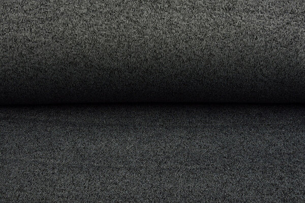 De Punto Tejido de Sudadera, Pelo Jaspeado Gris Oscuro De Punto Tejido de Sudadera, Pelo Jaspeado Gris Oscuro