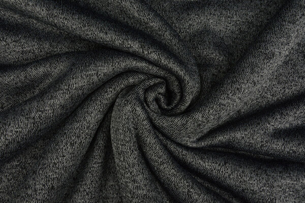 A Maglia Felpa, Pelliccia Mélange Grigio Scuro A Maglia Felpa, Pelliccia Mélange Grigio Scuro