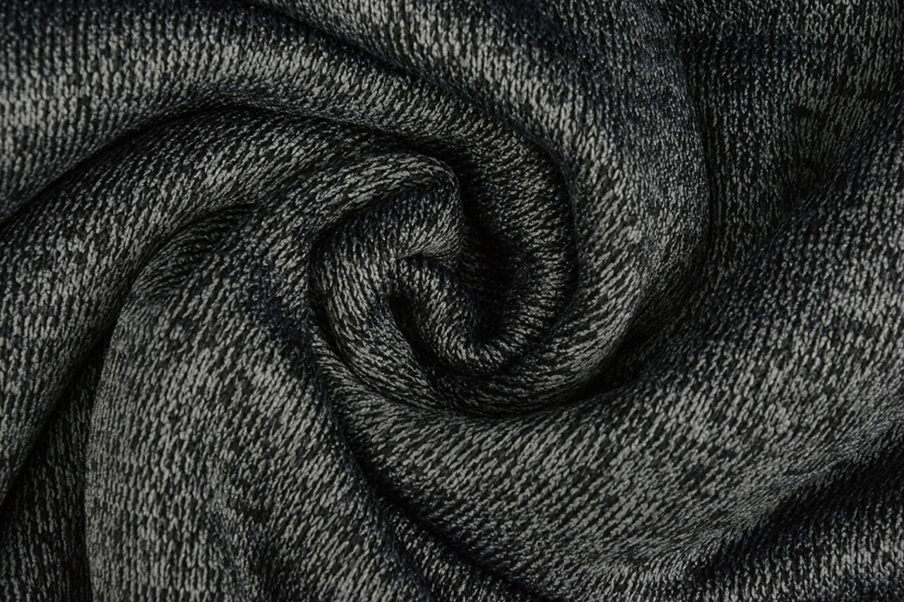 Tricoté Sweat, Fourrure Melange Gris Foncé Tricoté Sweat, Fourrure Melange Gris Foncé