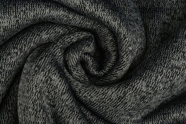 A Maglia Felpa, Pelliccia Mélange Grigio Scuro A Maglia Felpa, Pelliccia Mélange Grigio Scuro