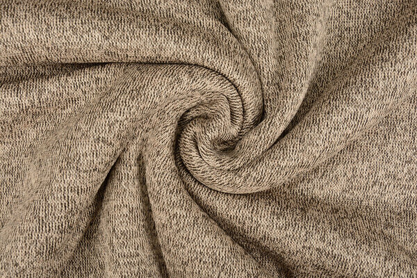 Sweatstoff Gestrickt, Bunt Melange Taupe Sweatstoff Gestrickt, Bunt Melange Taupe