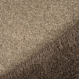 Tricoté Sweat, Fourrure Melange Taupe Tricoté Sweat, Fourrure Melange Taupe