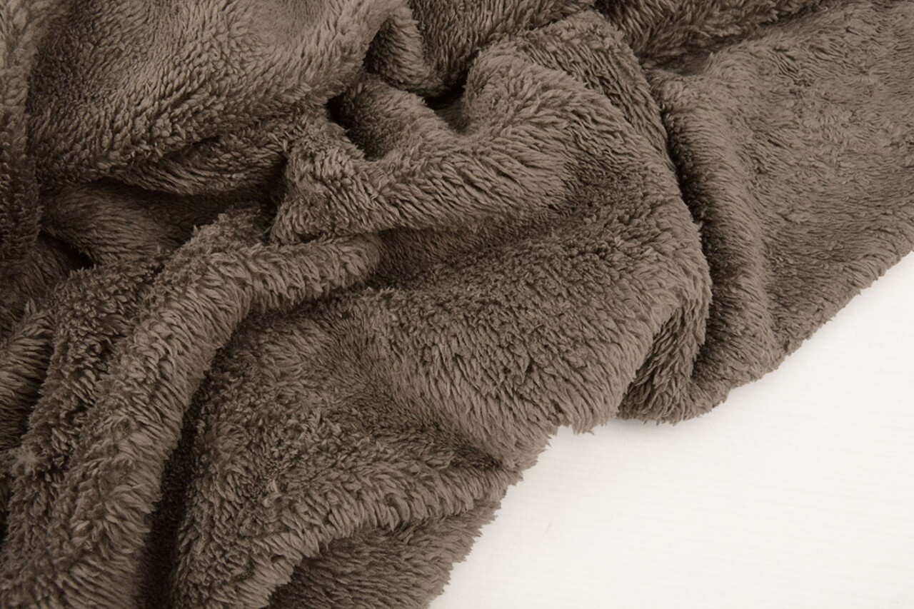Knitted Jogging, Fur Melange Taupe Knitted Jogging, Fur Melange Taupe