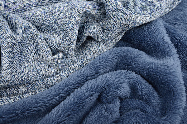 De Punto Tejido de Sudadera, Pelo Jaspeado Denim De Punto Tejido de Sudadera, Pelo Jaspeado Denim
