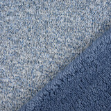 Gebreide Jogging, Bont Melange Jeans Gebreide Jogging, Bont Melange Jeans