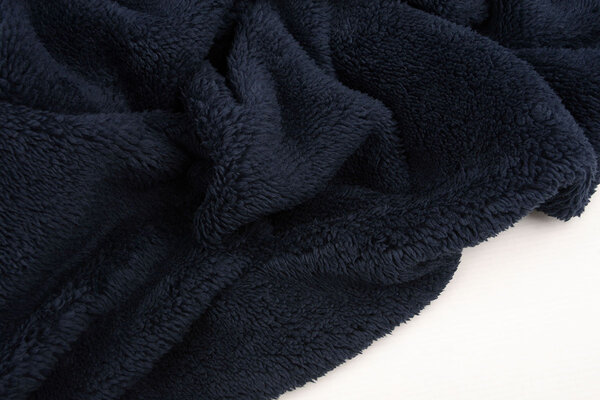 Knitted Jogging, Fur Melange Navy Blue Knitted Jogging, Fur Melange Navy Blue