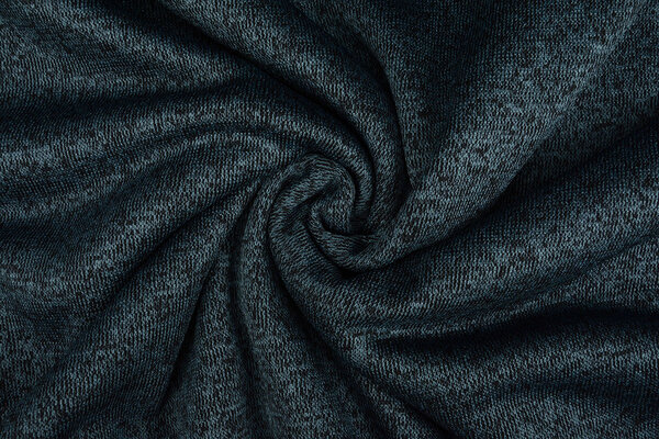 Knitted Jogging, Fur Melange Petrol Knitted Jogging, Fur Melange Petrol