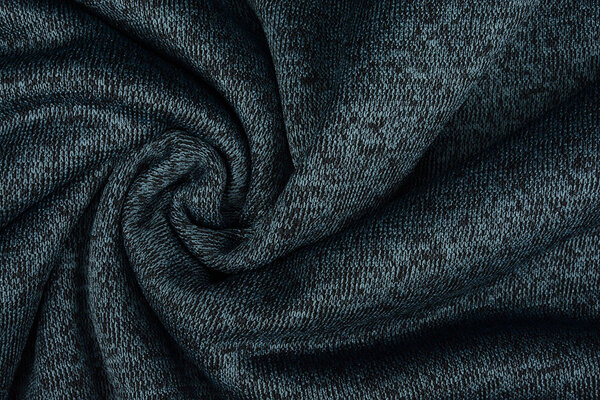 Knitted Jogging, Fur Melange Petrol Knitted Jogging, Fur Melange Petrol