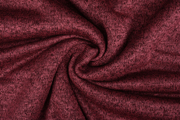 Tricoté Sweat, Fourrure Melange Wijnrood Tricoté Sweat, Fourrure Melange Wijnrood