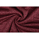 A Maglia Felpa, Pelliccia Mélange Rosso Vino A Maglia Felpa, Pelliccia Mélange Rosso Vino
