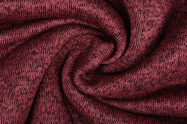 Tricoté Sweat, Fourrure Melange Wijnrood Tricoté Sweat, Fourrure Melange Wijnrood