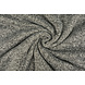 A Maglia Felpa, Pelliccia Mélange Nero Grigio A Maglia Felpa, Pelliccia Mélange Nero Grigio