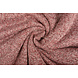 Tricoté Sweat, Fourrure Melange Rouge