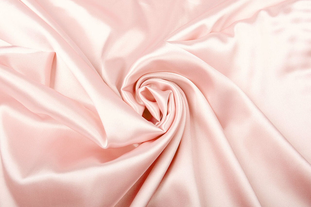Stretch Satin Light Pink