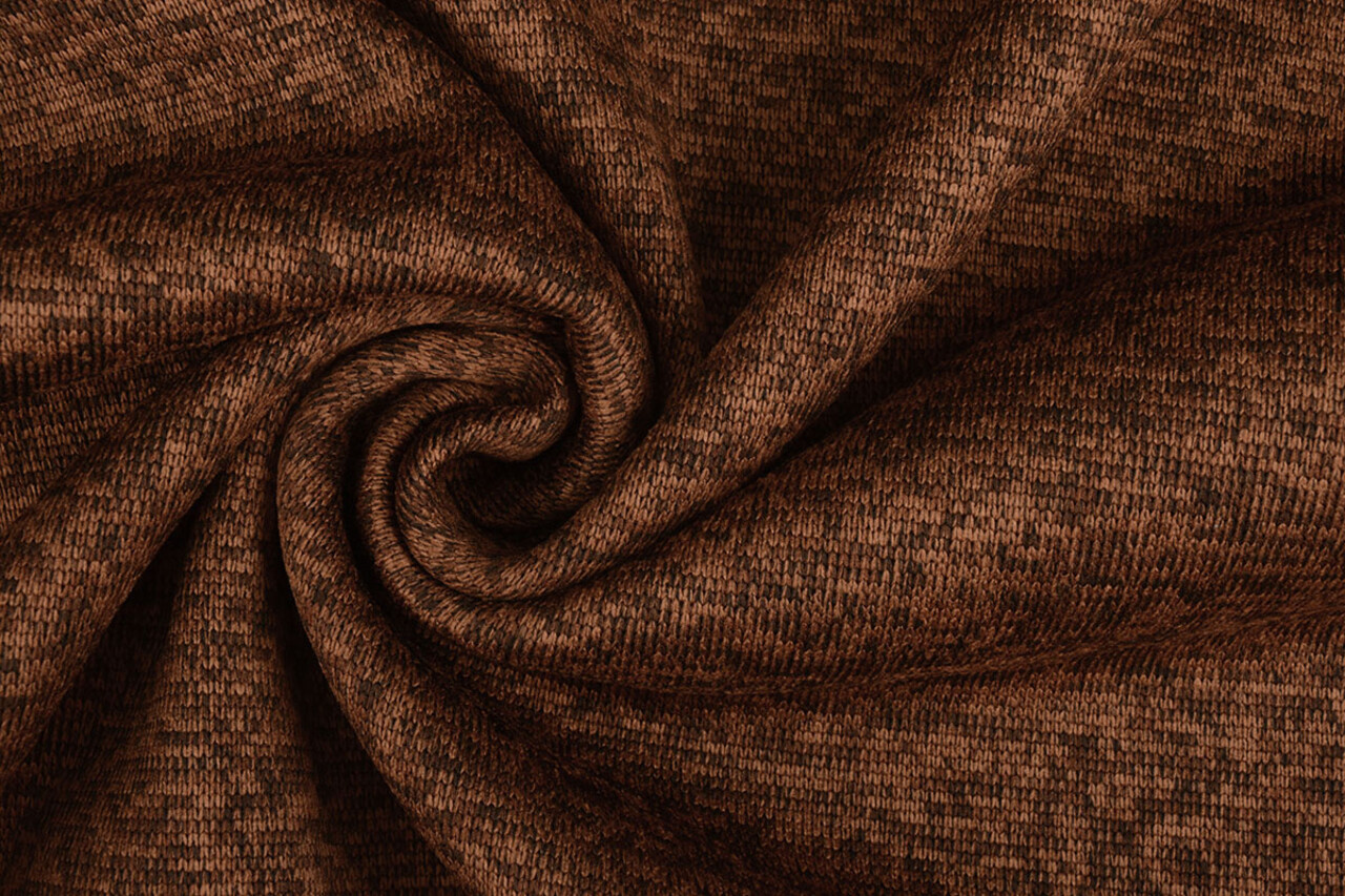 Strickfleece 3-Tone Brique Strickfleece 3-Tone Brique