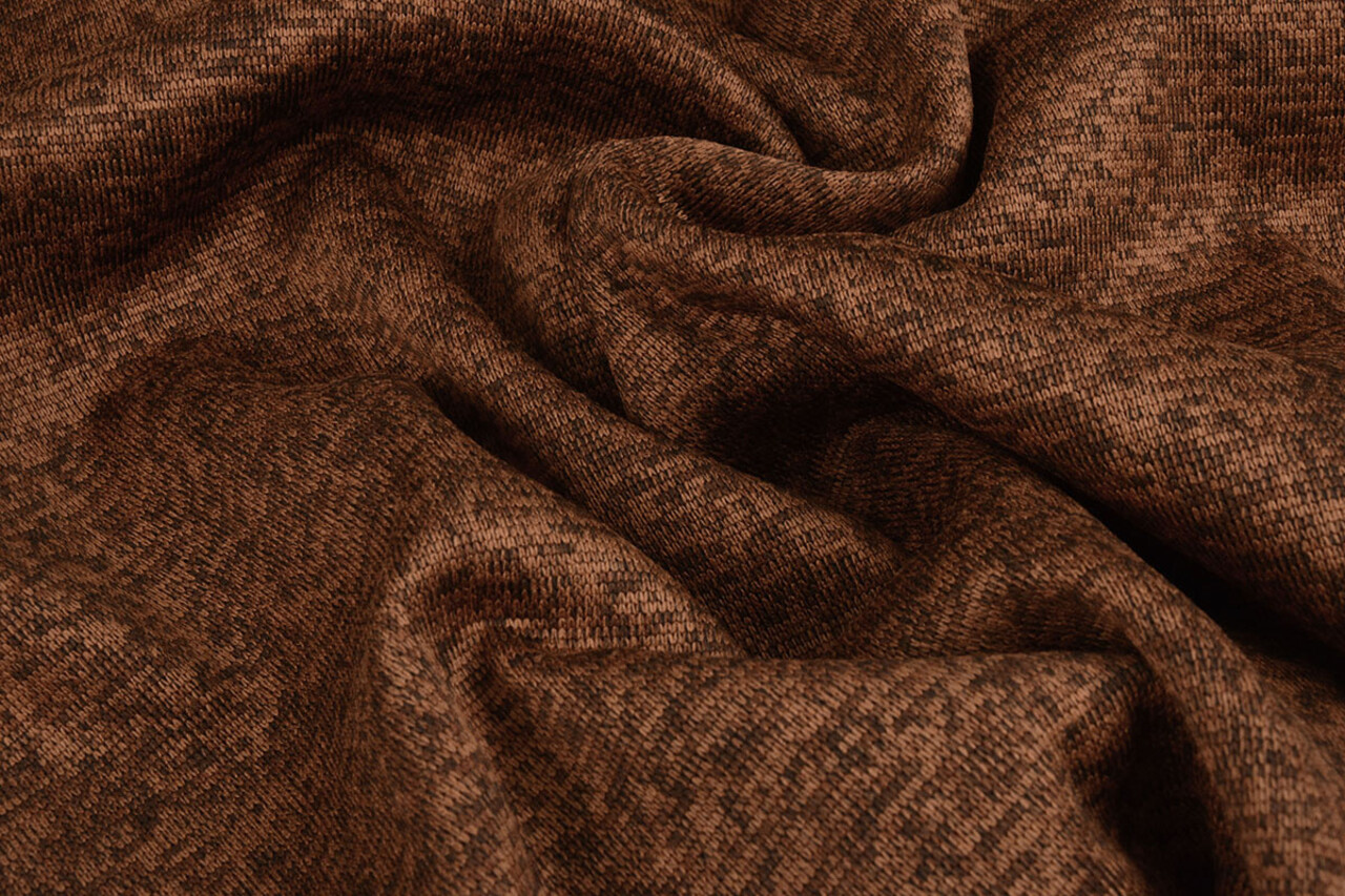 Gebreide Fleece 3-Tone Brique Gebreide Fleece 3-Tone Brique