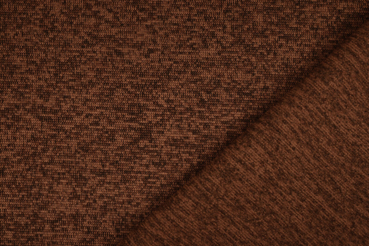 Knitted Fleece 3-Tone Brique Knitted Fleece 3-Tone Brique