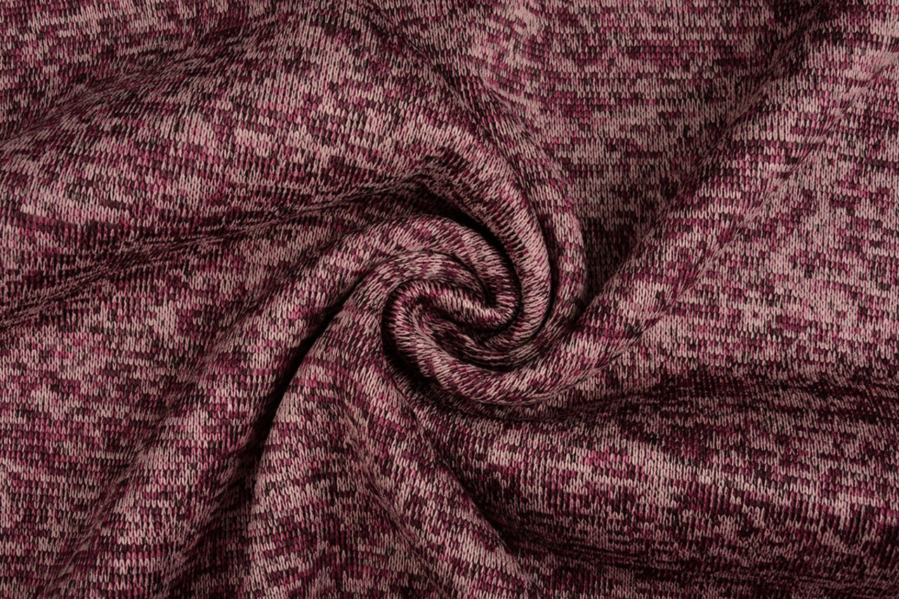 Knitted Fleece 3-Tone Cyclamen Pink Knitted Fleece 3-Tone Cyclamen Pink