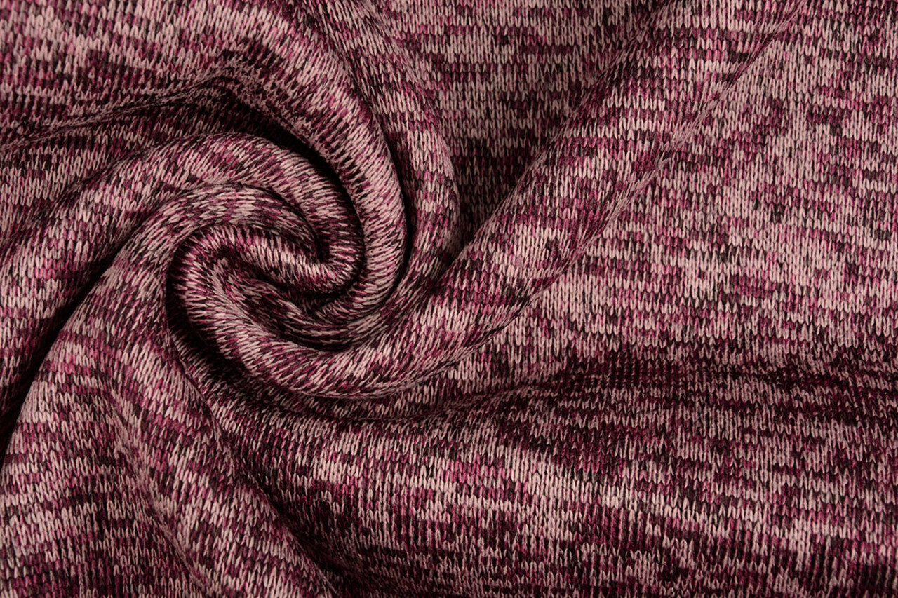 Knitted Fleece 3-Tone Cyclamen Pink Knitted Fleece 3-Tone Cyclamen Pink