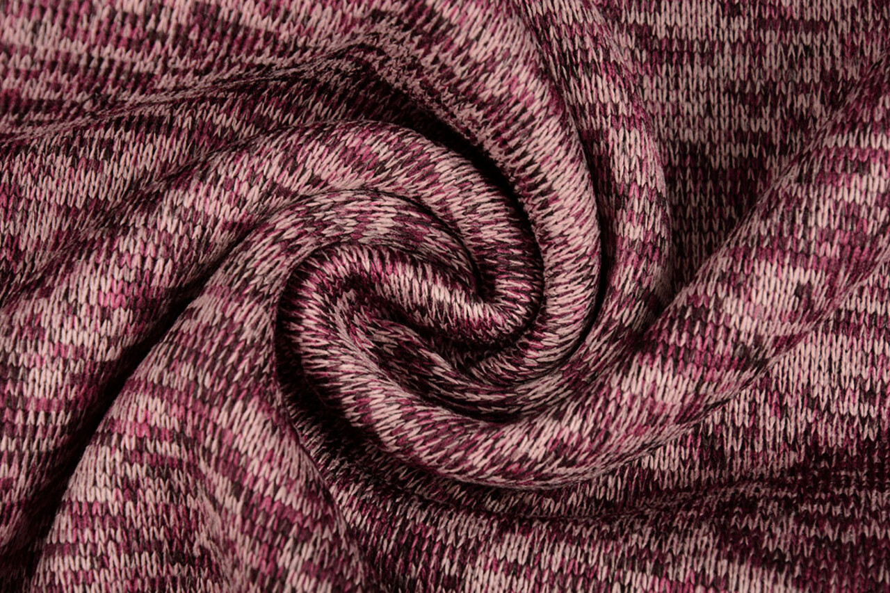 Gebreide Fleece 3-Tone Cyclaam Roze