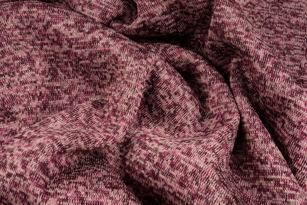 Knitted Fleece 3-Tone Cyclamen Pink Knitted Fleece 3-Tone Cyclamen Pink