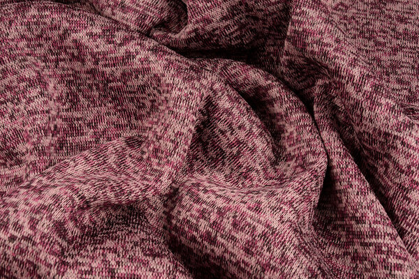 A Maglia Pile 3-Tonalità Ciclamino Rosa A Maglia Pile 3-Tonalità Ciclamino Rosa