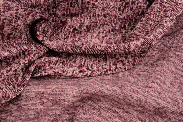 Strickfleece 3-Tone Alpenveilchen Rosa