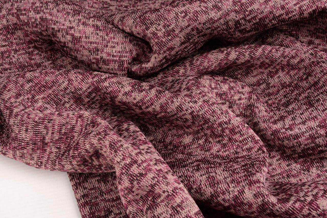 Knitted Fleece 3-Tone Cyclamen Pink Knitted Fleece 3-Tone Cyclamen Pink