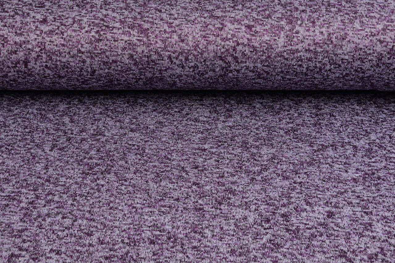 Polaire Tricotée 3 Tons Violet Polaire Tricotée 3 Tons Violet