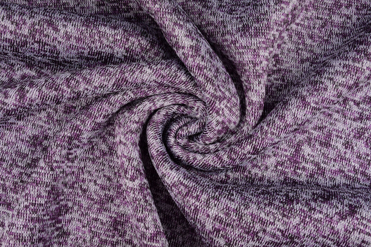 A Maglia Pile 3-Tonalità Viola A Maglia Pile 3-Tonalità Viola