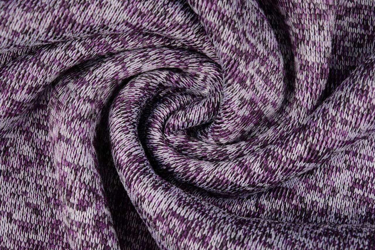 Polaire Tricotée 3 Tons Violet Polaire Tricotée 3 Tons Violet