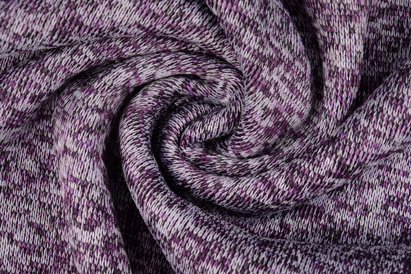 Gebreide Fleece 3-Tone Paars Gebreide Fleece 3-Tone Paars