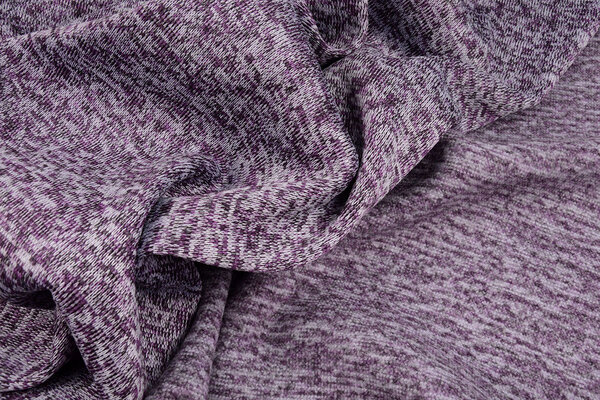 Polaire Tricotée 3 Tons Violet Polaire Tricotée 3 Tons Violet