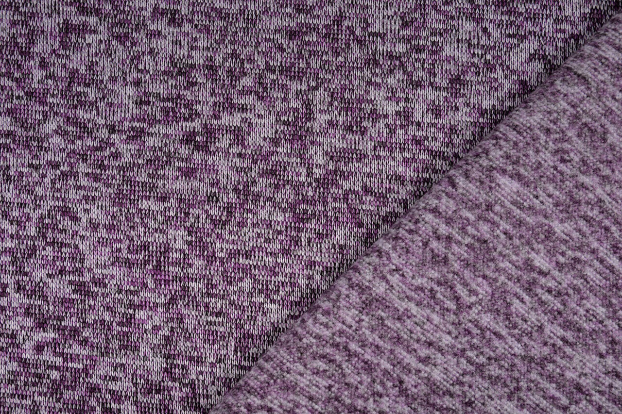 Strickfleece 3-Tone Lila