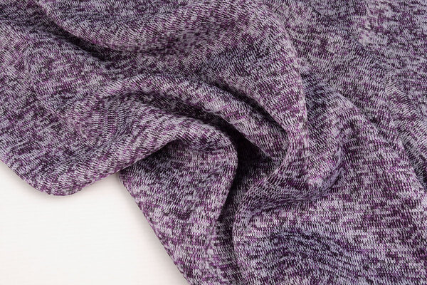 Polaire Tricotée 3 Tons Violet Polaire Tricotée 3 Tons Violet