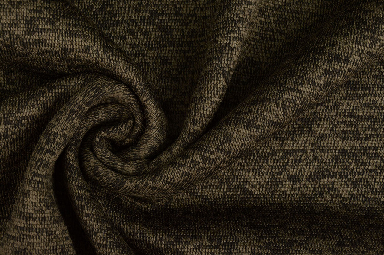 Gebreide Fleece 3-Tone  Army Groen