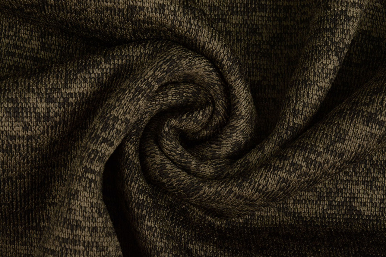 Strickfleece 3-Tone Armeegrün Strickfleece 3-Tone Armeegrün