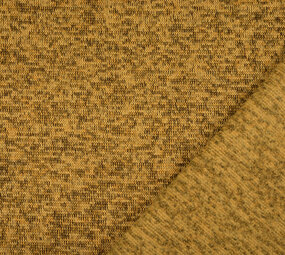 A Maglia Pile 3-Tonalità Giallo Ocra