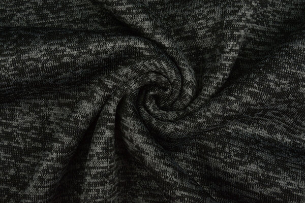 A Maglia Pile 3-Tonalità Grigio Scuro A Maglia Pile 3-Tonalità Grigio Scuro