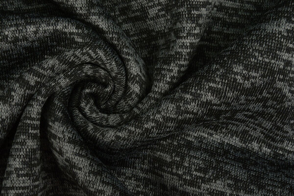Strickfleece 3-Tone Dunkelgrau Strickfleece 3-Tone Dunkelgrau