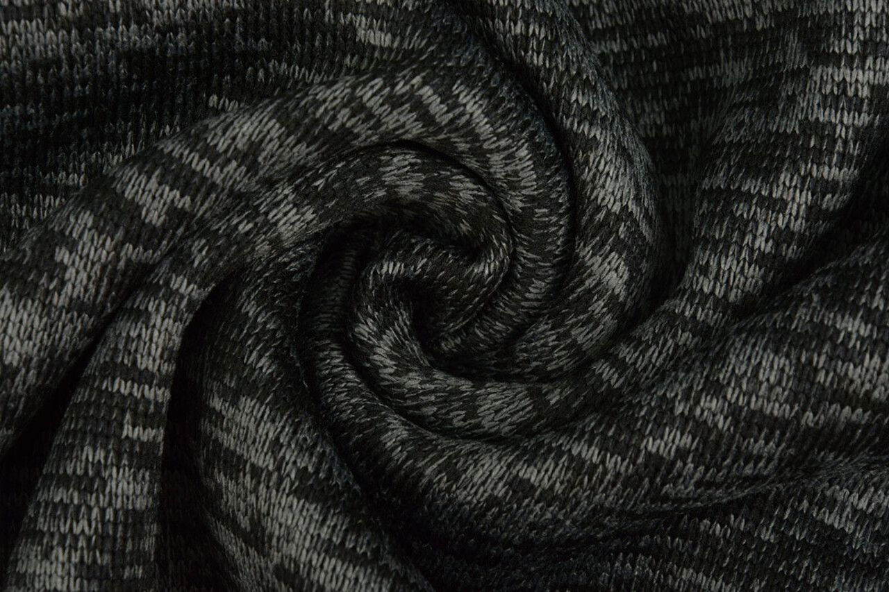 Strickfleece 3-Tone Dunkelgrau Strickfleece 3-Tone Dunkelgrau