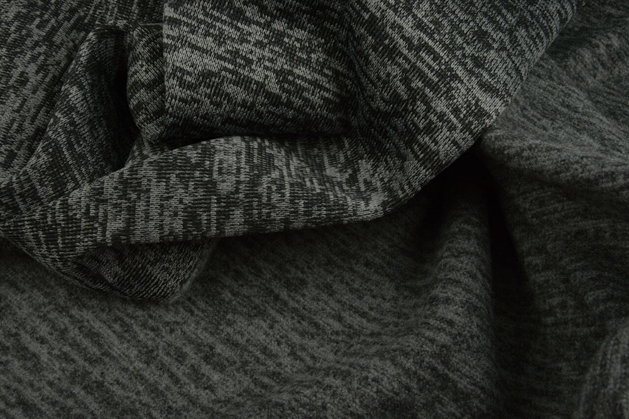 Knitted Fleece 3-Tone Dark Grey Knitted Fleece 3-Tone Dark Grey