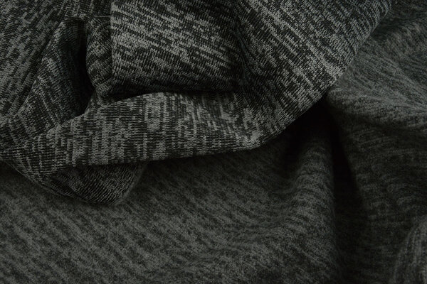 A Maglia Pile 3-Tonalità Grigio Scuro A Maglia Pile 3-Tonalità Grigio Scuro