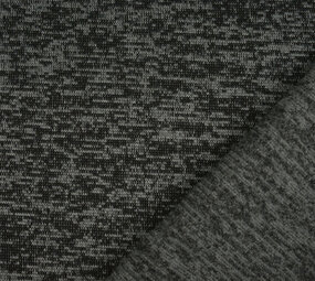 A Maglia Pile 3-Tonalità Grigio Scuro